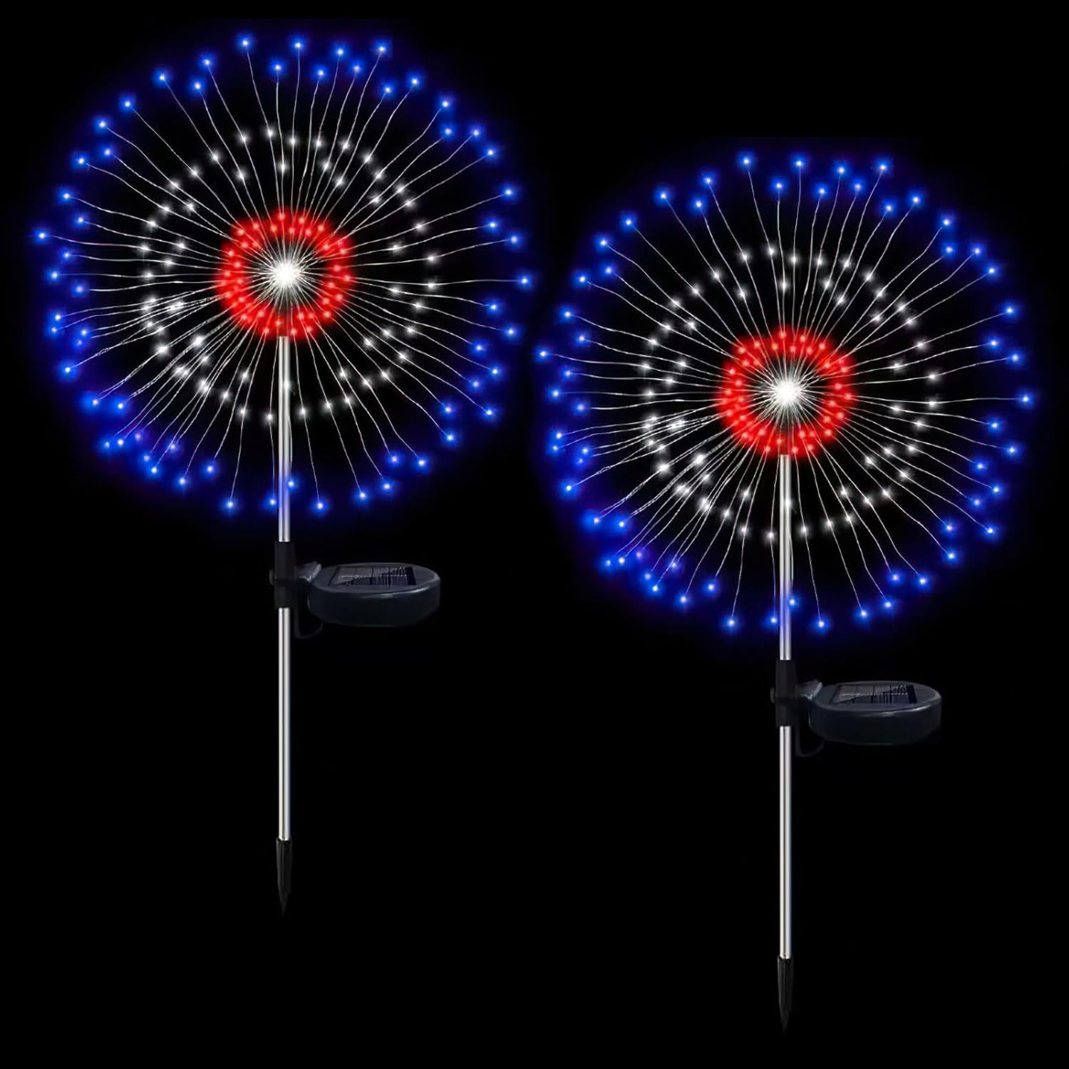 372 LED Red White and Blue Patriotic Lights