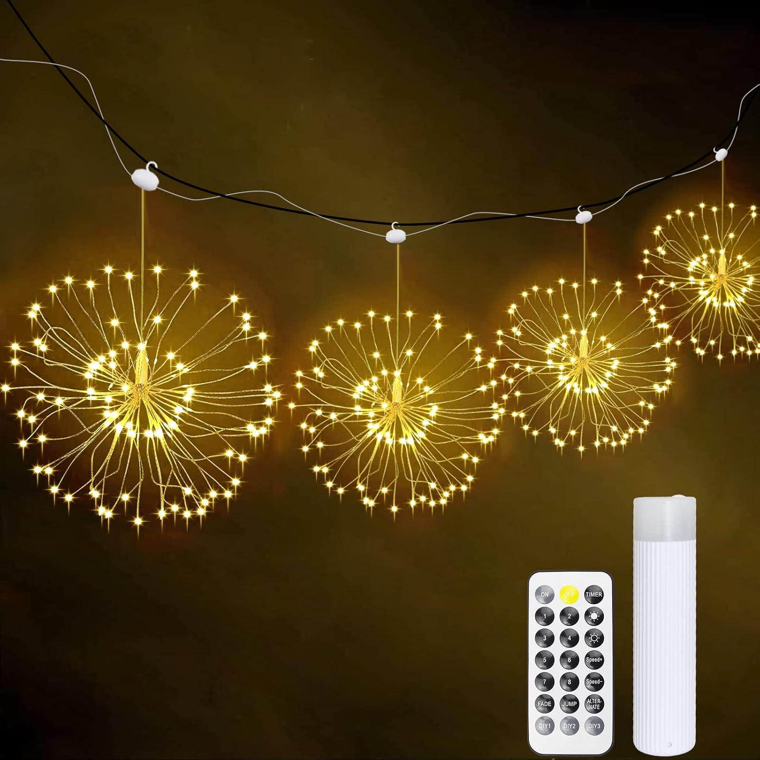 480 LED Fireworks Light with Timer