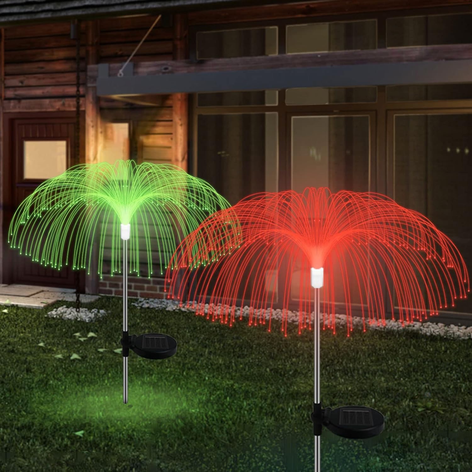 Pack of 2 Jellyfish Solar Lights